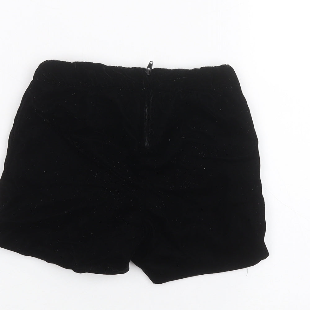 H&M Girls Black   Sweat Shorts Size 5-6 Years