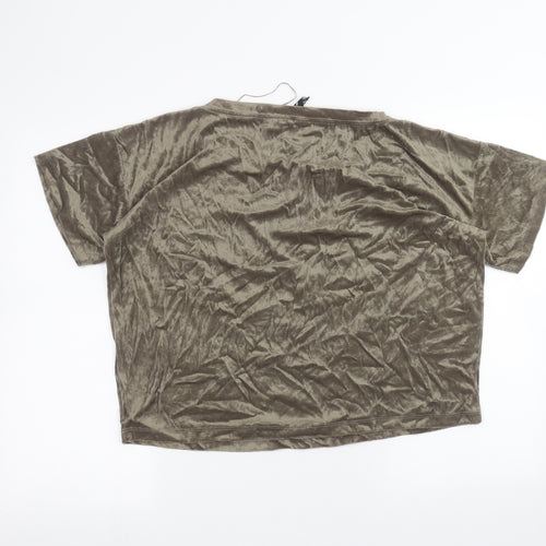 NEXT Womens Green   Basic T-Shirt Size 14