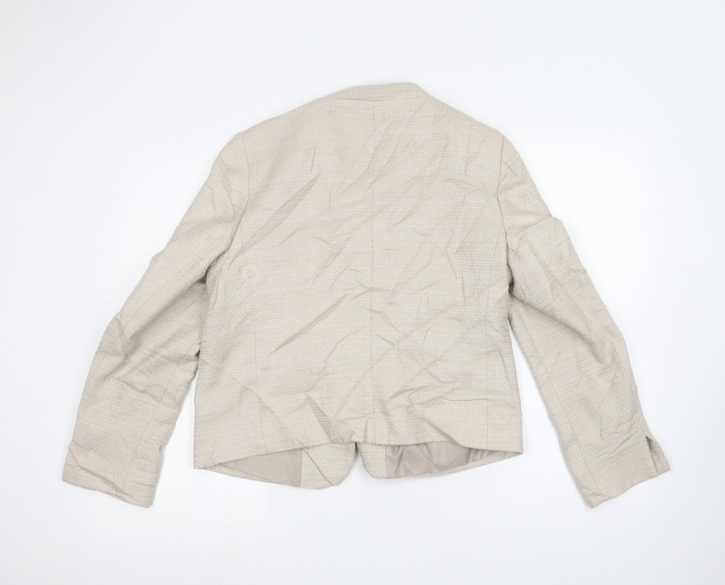 BM Womens Beige   Jacket  Size 14