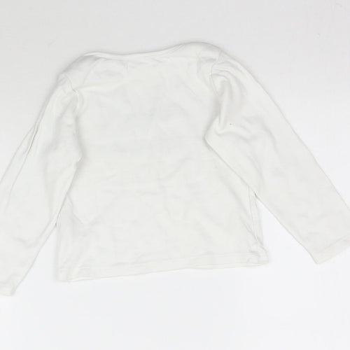 Ladybird Baby White   Basic T-Shirt Size 18-24 Months  - Captain Adorable