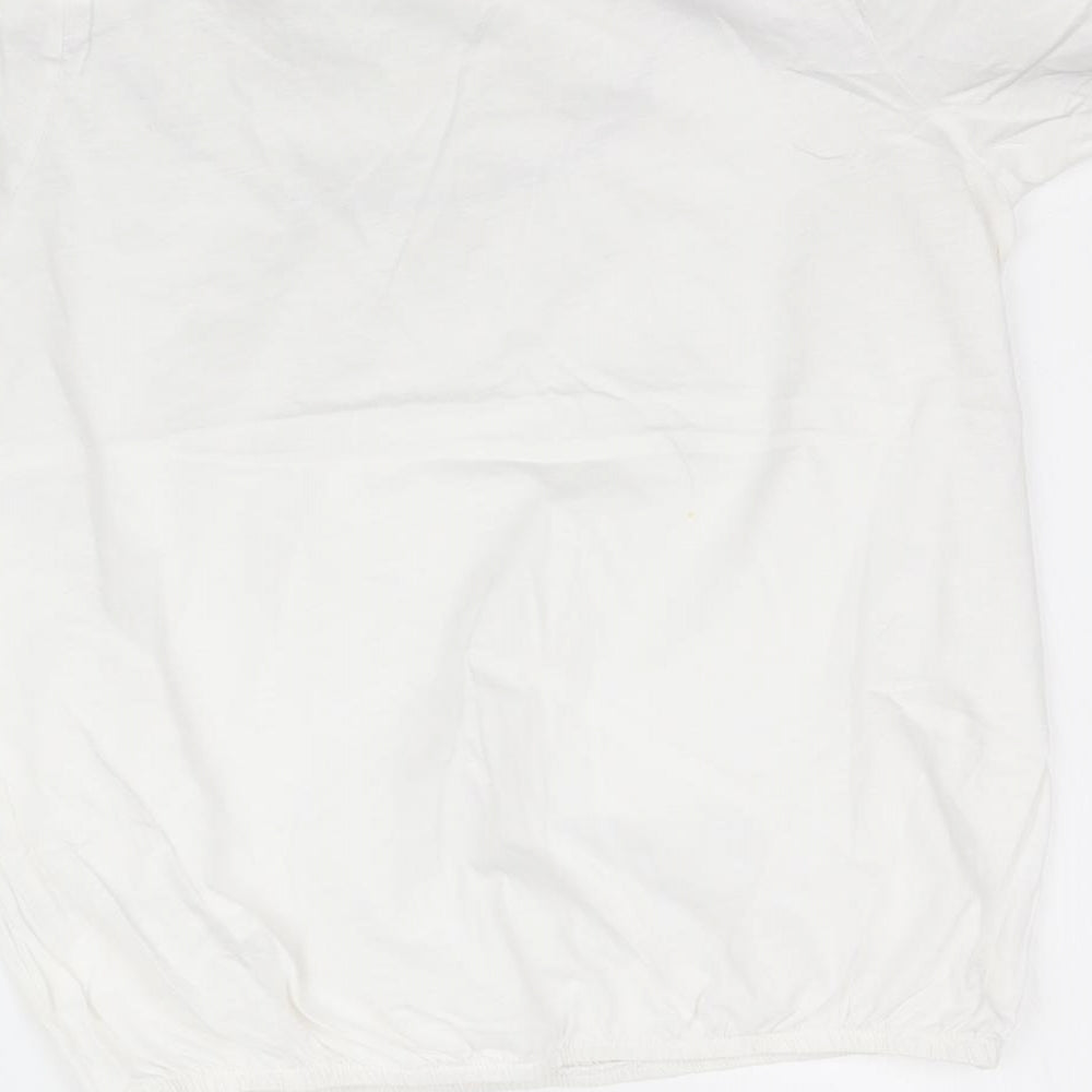 TU Womens White   Basic T-Shirt Size 12