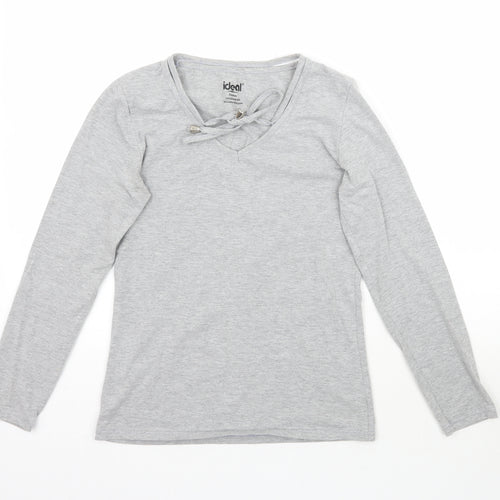 Ideal Womens Grey   Basic T-Shirt Size M