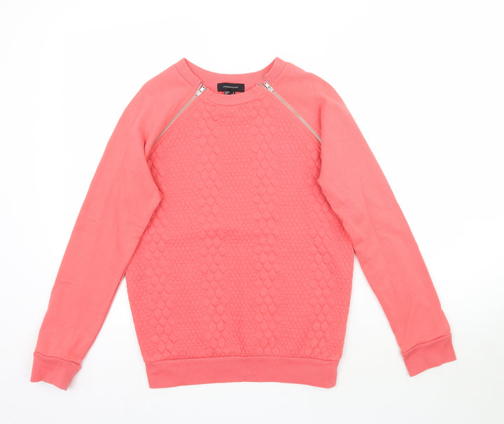Atmosphere Womens Pink   Pullover Sweatshirt Size 6  - Coral Coloured