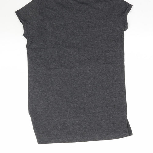Sinsay Womens Grey   Basic T-Shirt Size S  - 99 Troubles