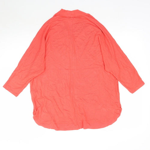 Phase Eight Womens Pink   Basic T-Shirt Size 10  - Coral Coloured