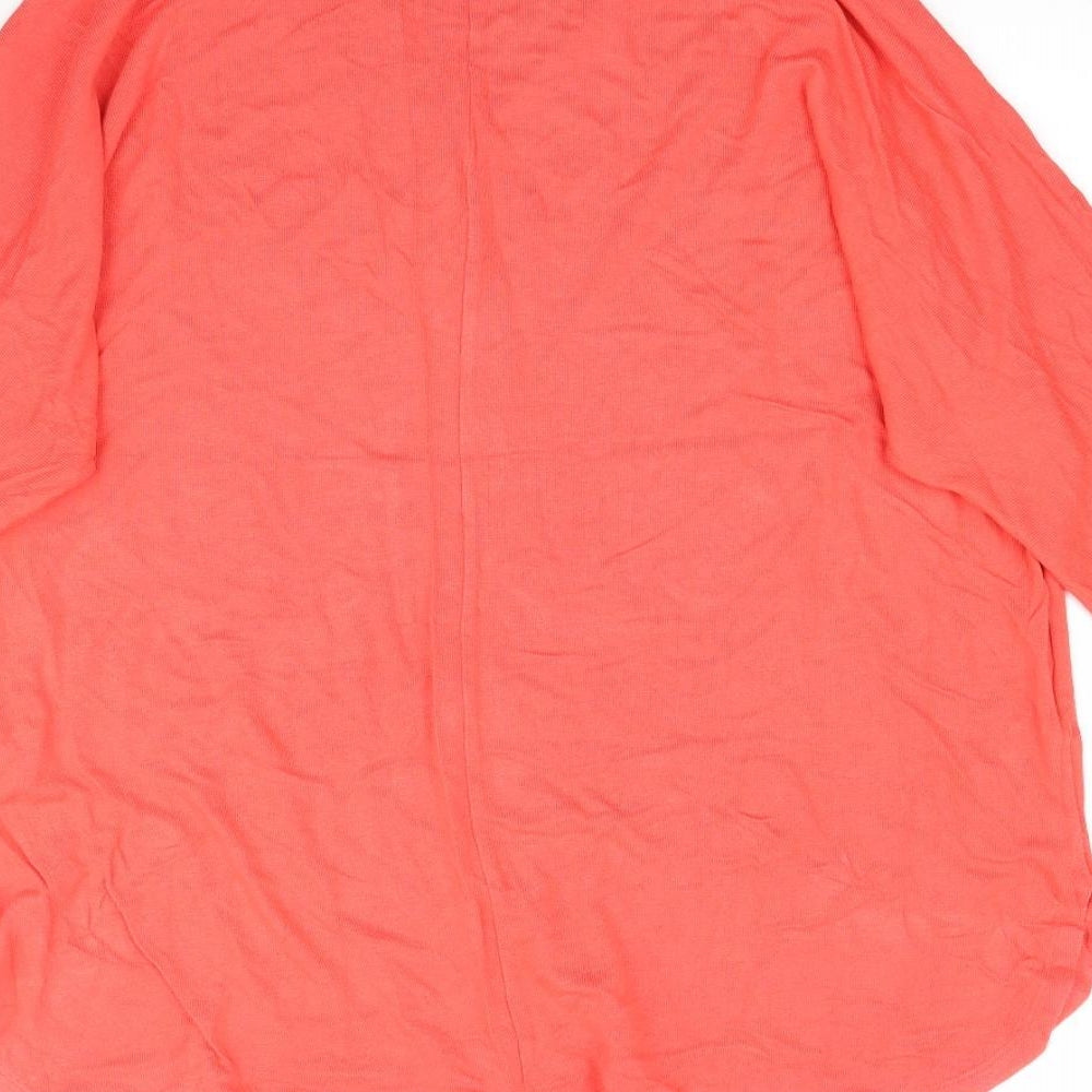 Phase Eight Womens Pink   Basic T-Shirt Size 10  - Coral Coloured