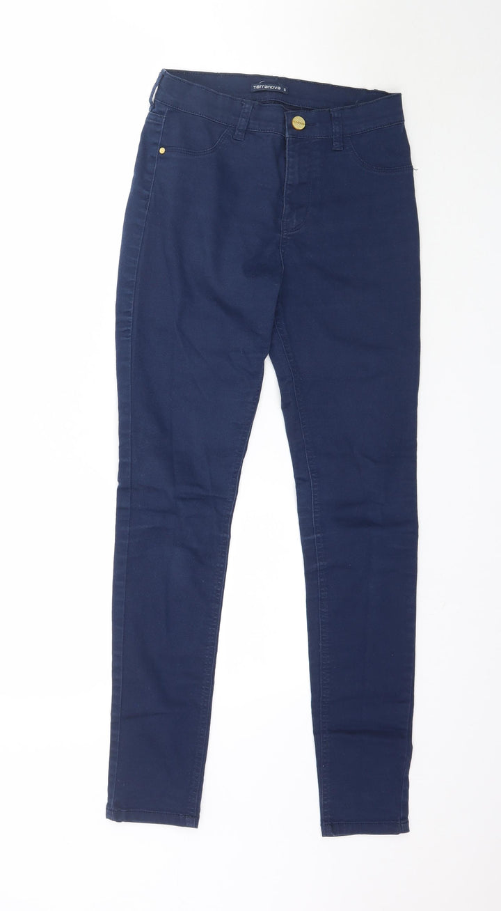 Terranova Womens Blue Denim Skinny Jeans Size S L28 in