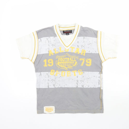 Rebel Boys Multicoloured   Basic T-Shirt Size 9-10 Years  - Football