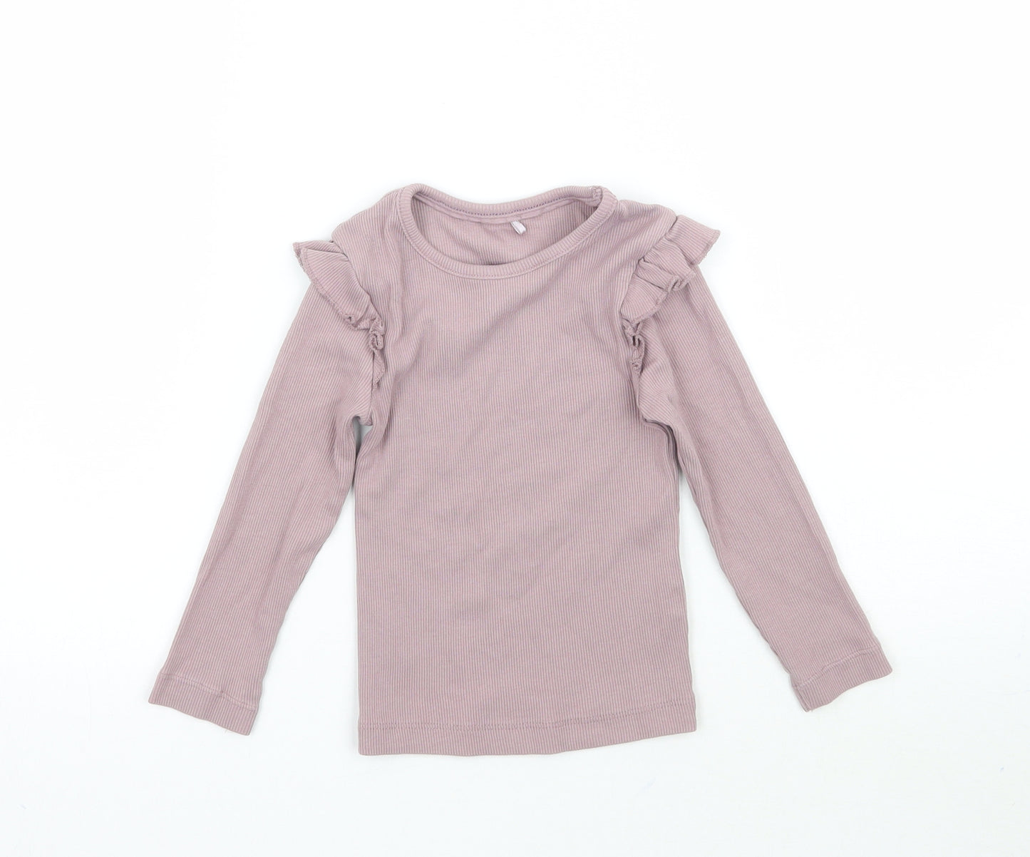 George Girls Purple   Basic T-Shirt Size 2-3 Years