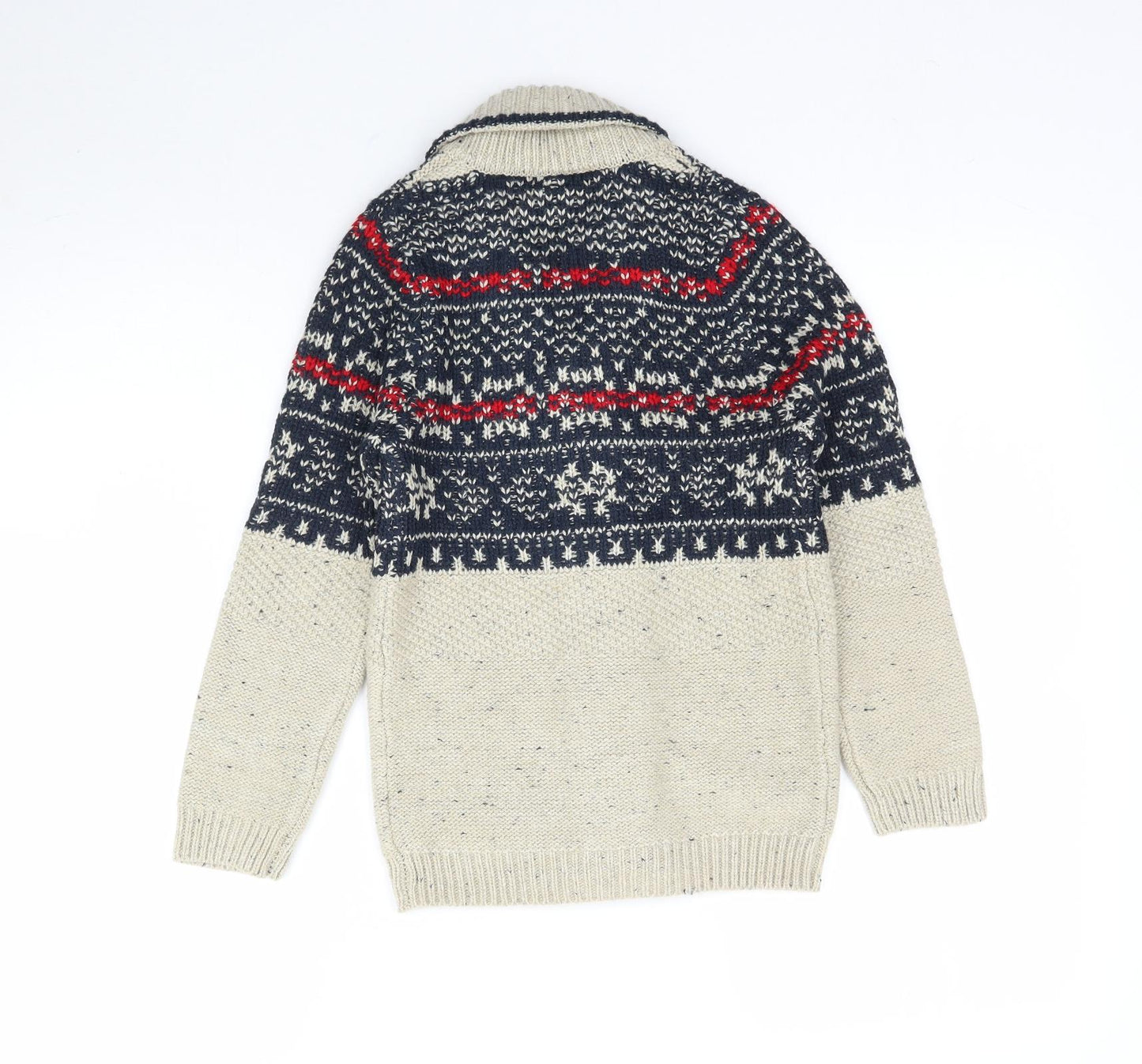 TU Boys Multicoloured Floral Knit Cape Jumper Size 8 Years