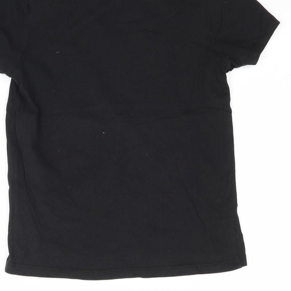 Primark Girls Black   Basic T-Shirt Size 8-9 Years  - New York City