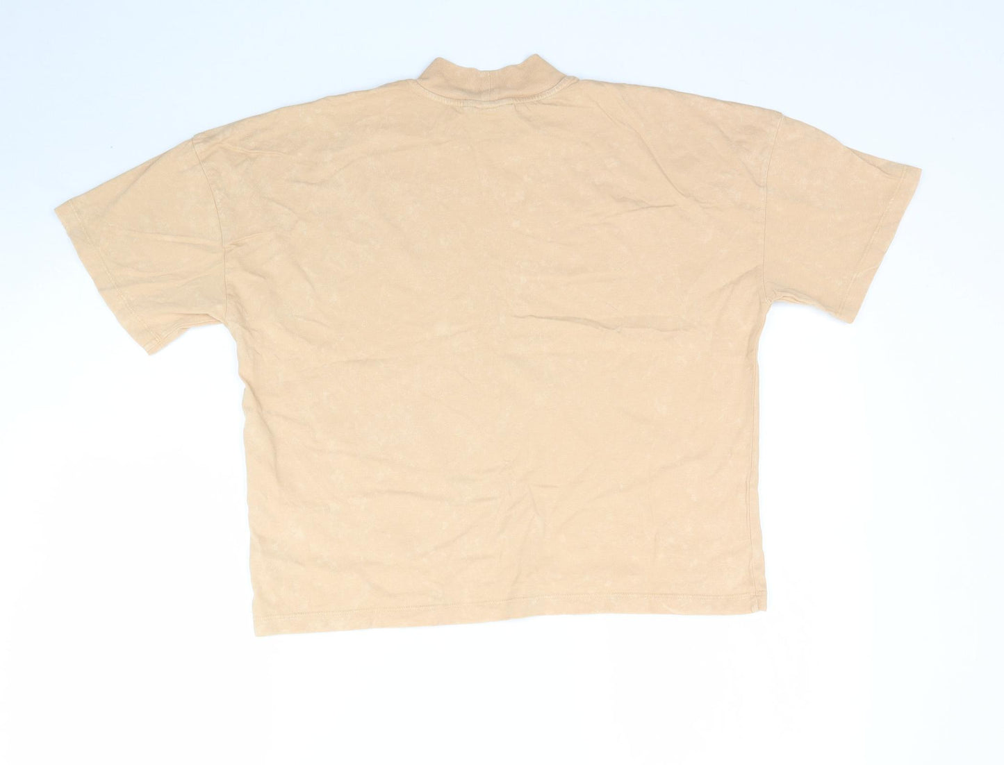 ASOS Womens Beige   Basic T-Shirt Size 6  - Muted Orange / Beige