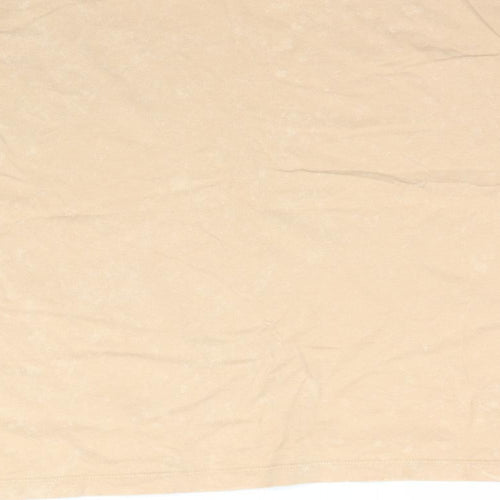 ASOS Womens Beige   Basic T-Shirt Size 6  - Muted Orange / Beige
