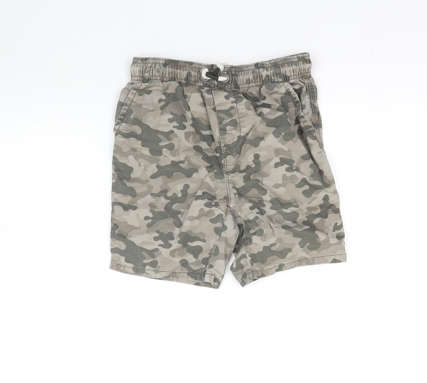 NEXT Boys Green Camouflage  Bermuda Shorts Size 9 Years