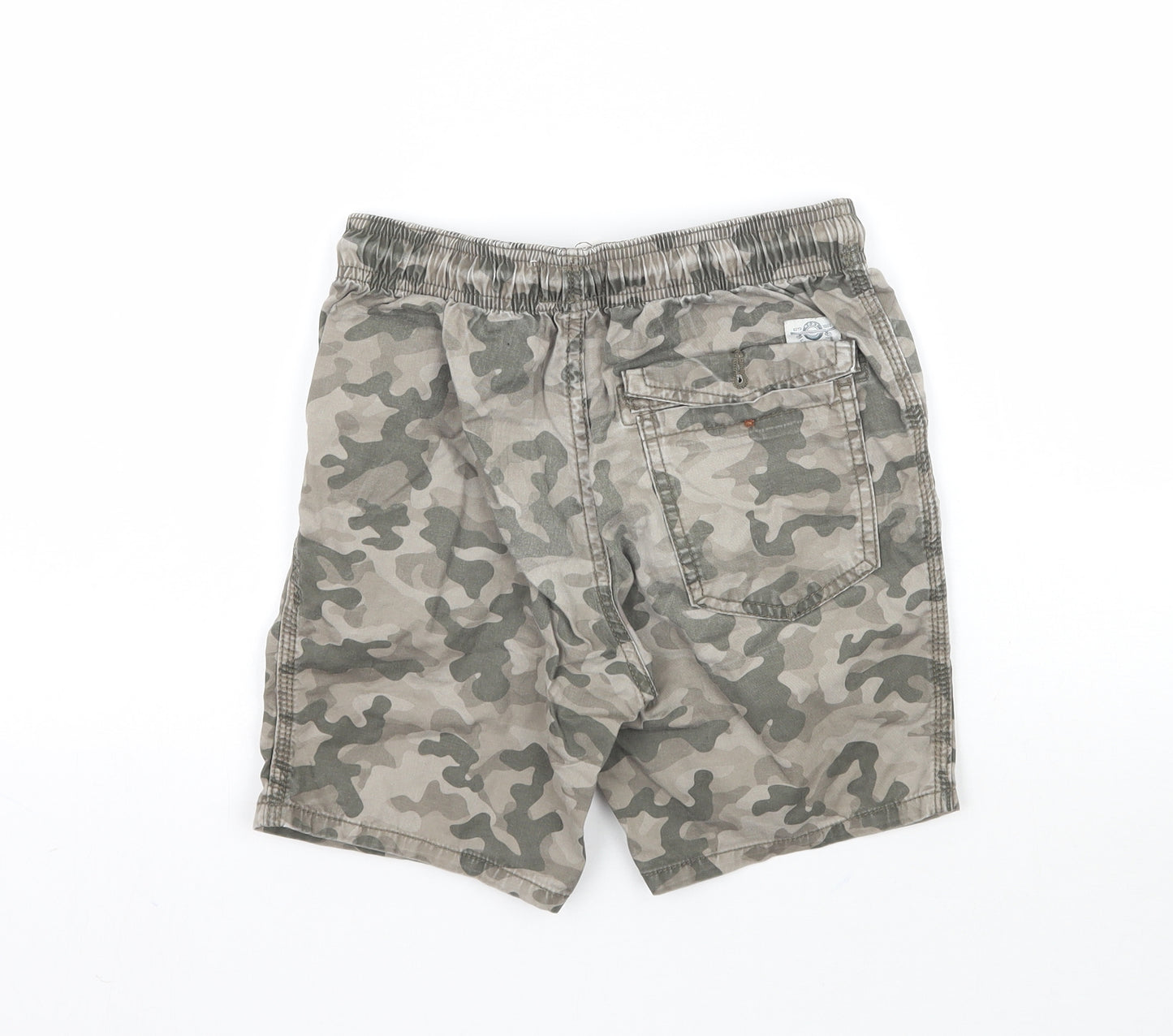 NEXT Boys Green Camouflage  Bermuda Shorts Size 9 Years