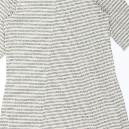 Lisa Rinna Womens Multicoloured Striped  T-Shirt Dress  Size XS