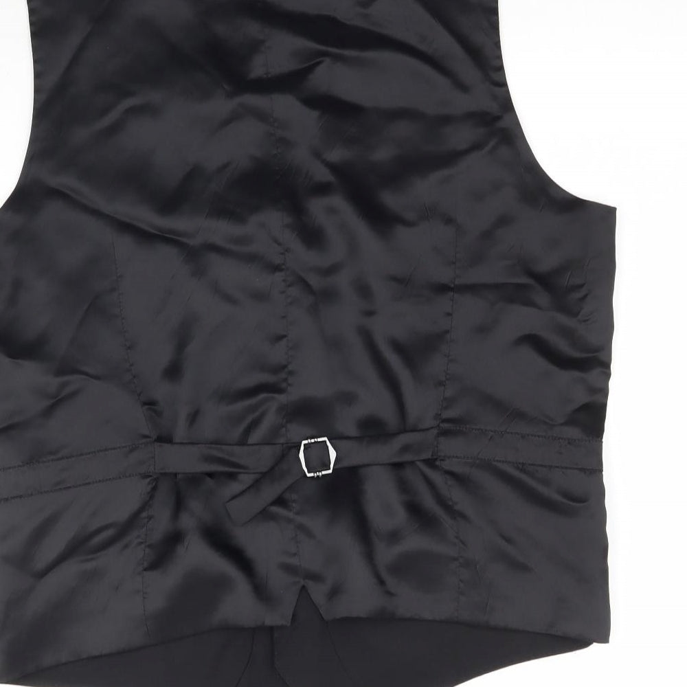 Marks and Spencer Mens Black    Suit Waistcoat Size M