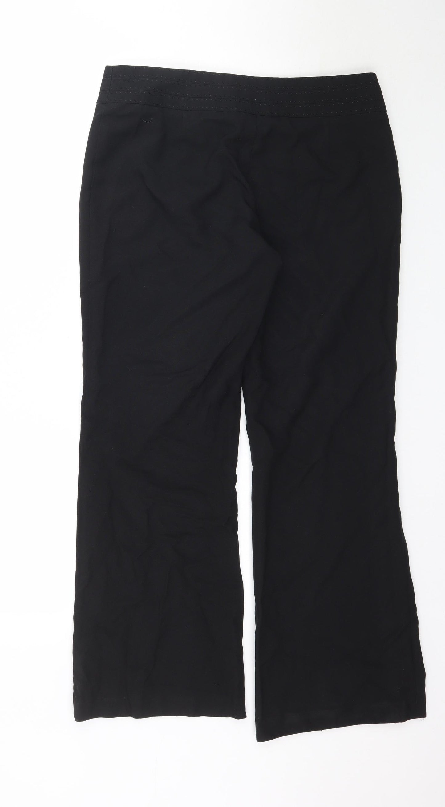 F&F Womens Black   Trousers  Size 12 L29 in - Work Office