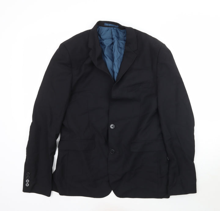 Burton Mens Black Jacket Suit Jacket Size 40