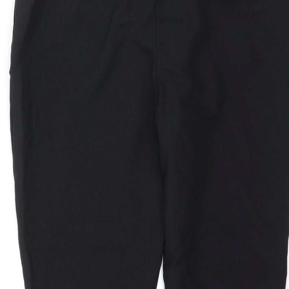 Primark Womens Black   Trousers  Size 14 L25 in - Work Office