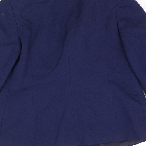Elgee Womens Blue   Jacket Blazer Size M