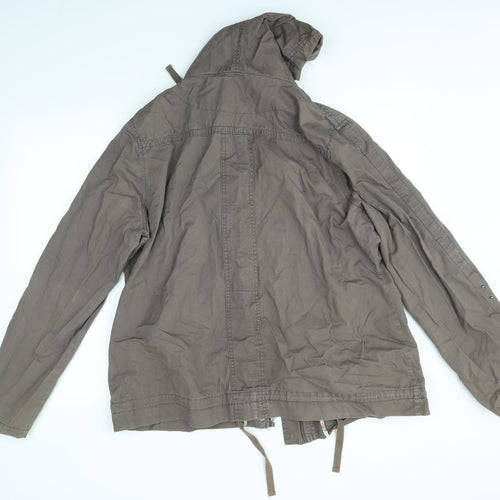 ALS Womens Grey   Parka Coat Size 18
