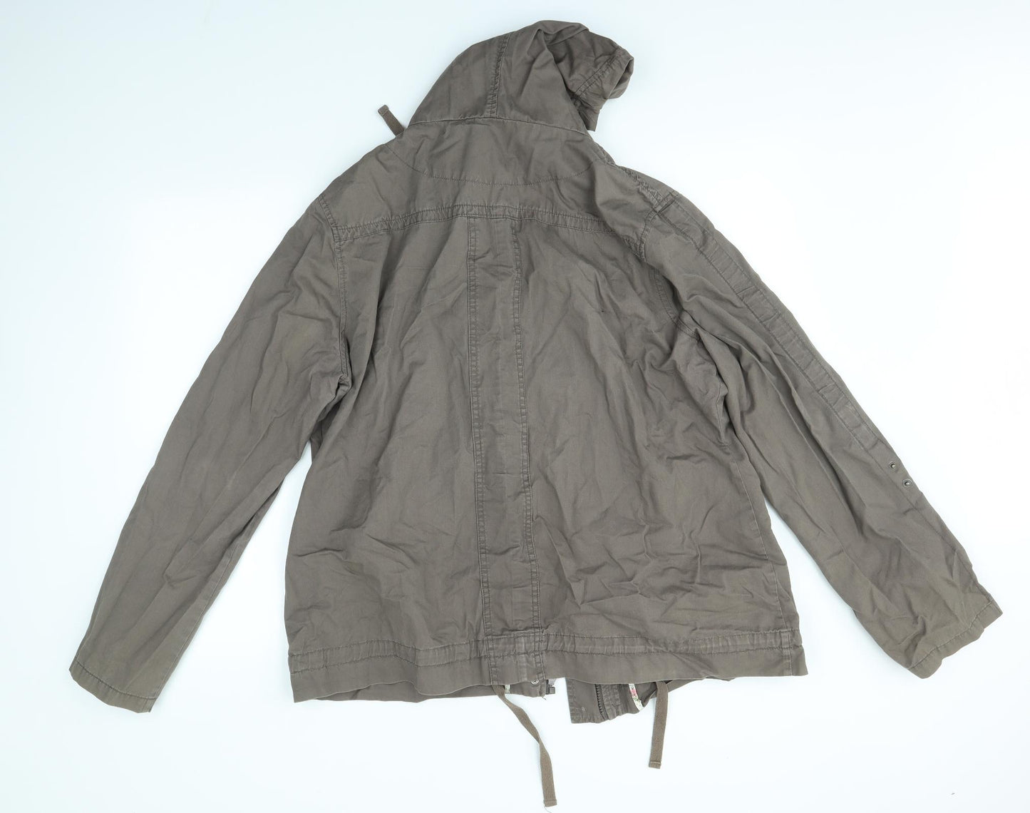 ALS Womens Grey   Parka Coat Size 18