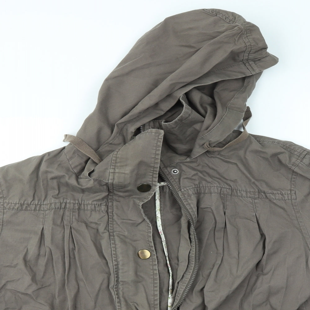 ALS Womens Grey   Parka Coat Size 18