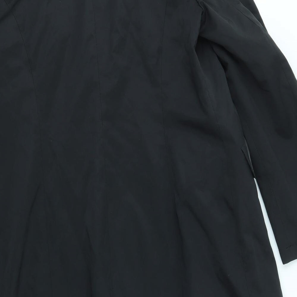 George Womens Black   Overcoat Coat Size 10