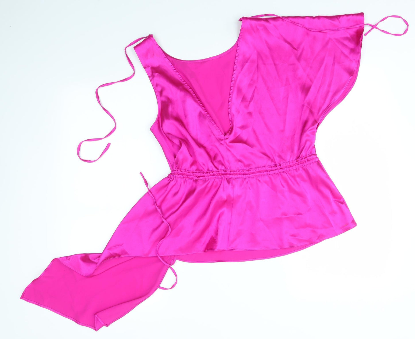 Topshop Womens Pink   Basic Blouse Size 12