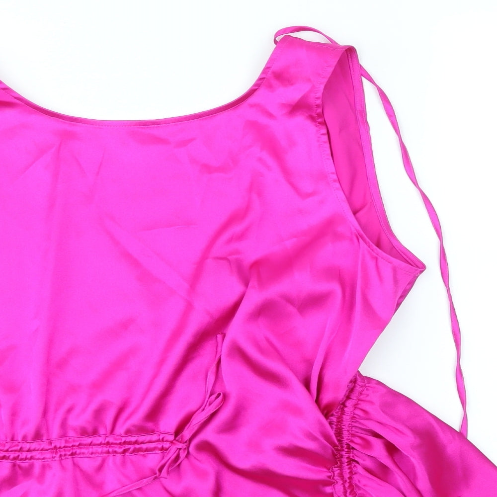 Topshop Womens Pink   Basic Blouse Size 12