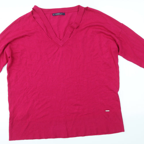 Mango Womens Pink   Basic Blouse Size M