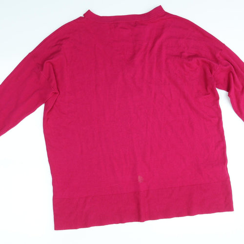 Mango Womens Pink   Basic Blouse Size M