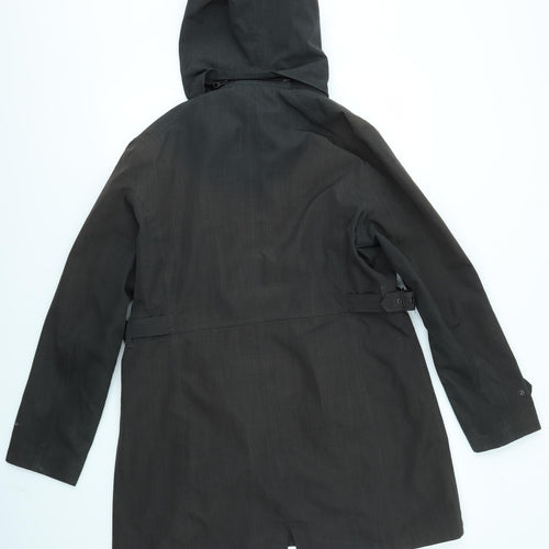 Kirkland Womens Grey   Overcoat Coat Size L