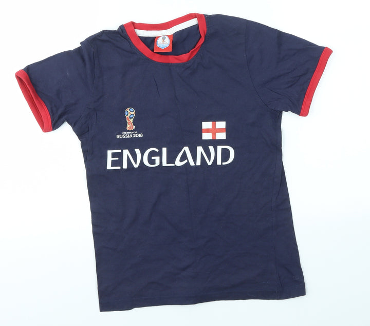 FIFA WORLD CUP Boys Multicoloured   Basic T-Shirt Size 9-10 Years  - ENGLAND
