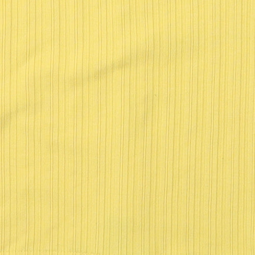 New Look Womens Yellow   Cropped Blouse Size S