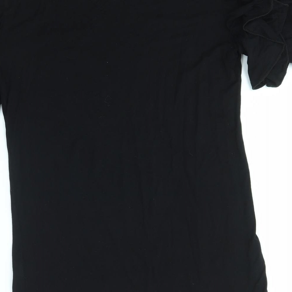 PRETTYLITTLETHING Girls Black   Basic T-Shirt Size 11-12 Years  - SASSY