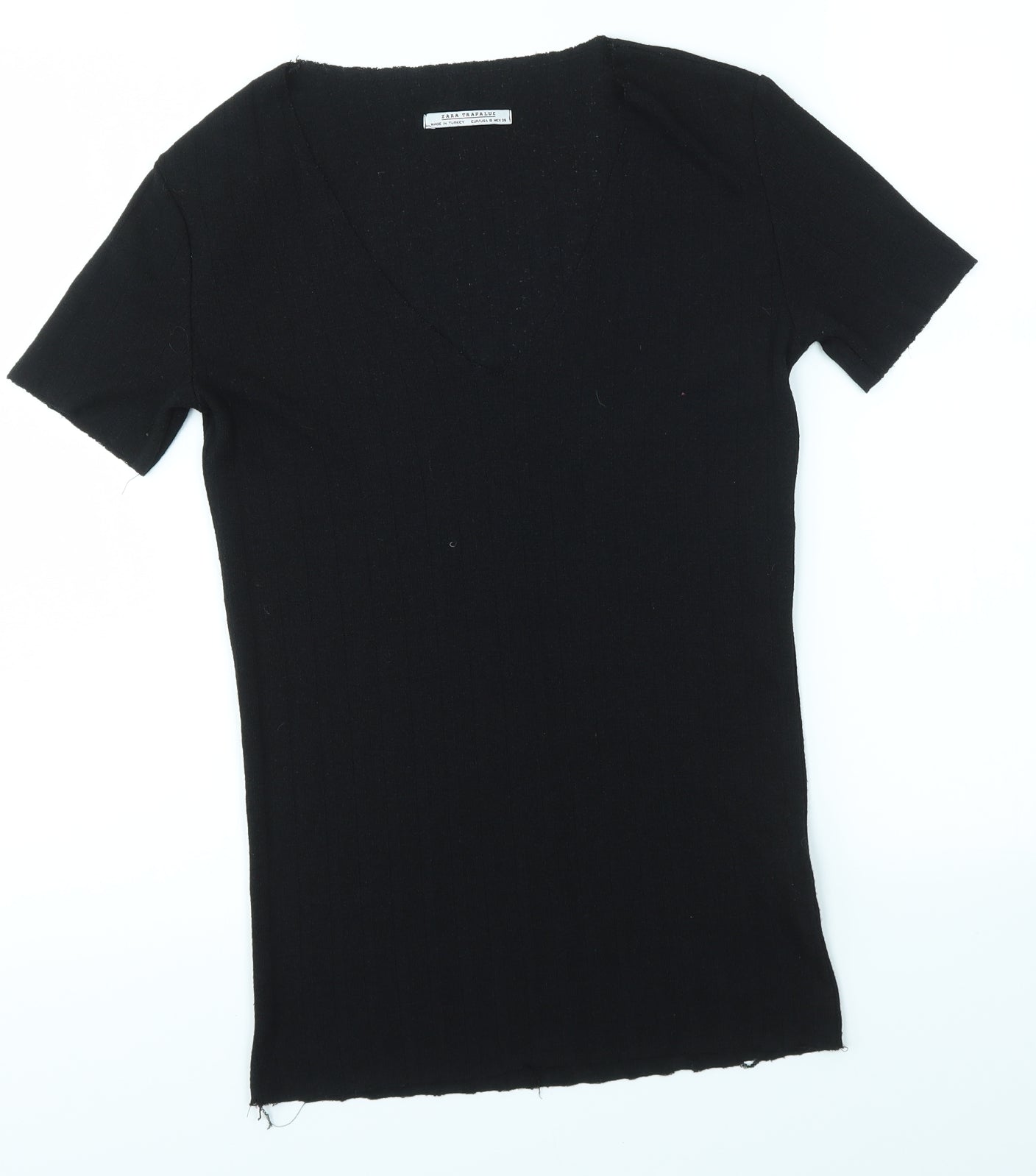 Zara Trafaluc Womens Black   Basic Polo Size S