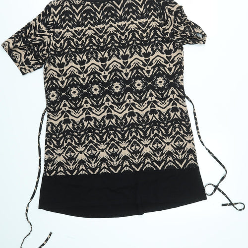 George Womens Multicoloured Animal Print  T-Shirt Dress  Size 14