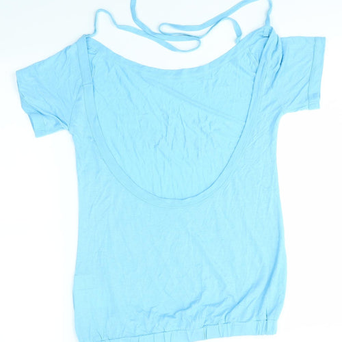 Reebok Womens Blue   Basic T-Shirt Size S