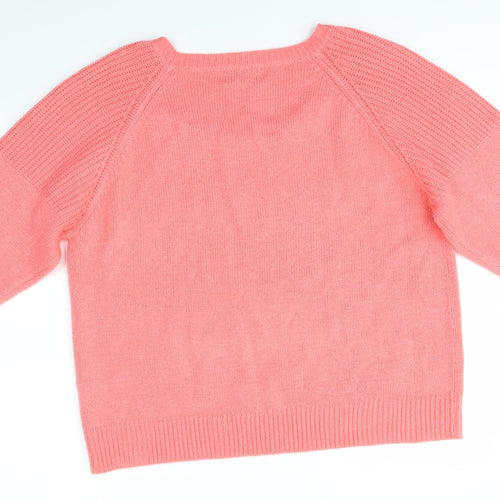 ORIGINALS Womens Pink   Pullover Jumper Size L