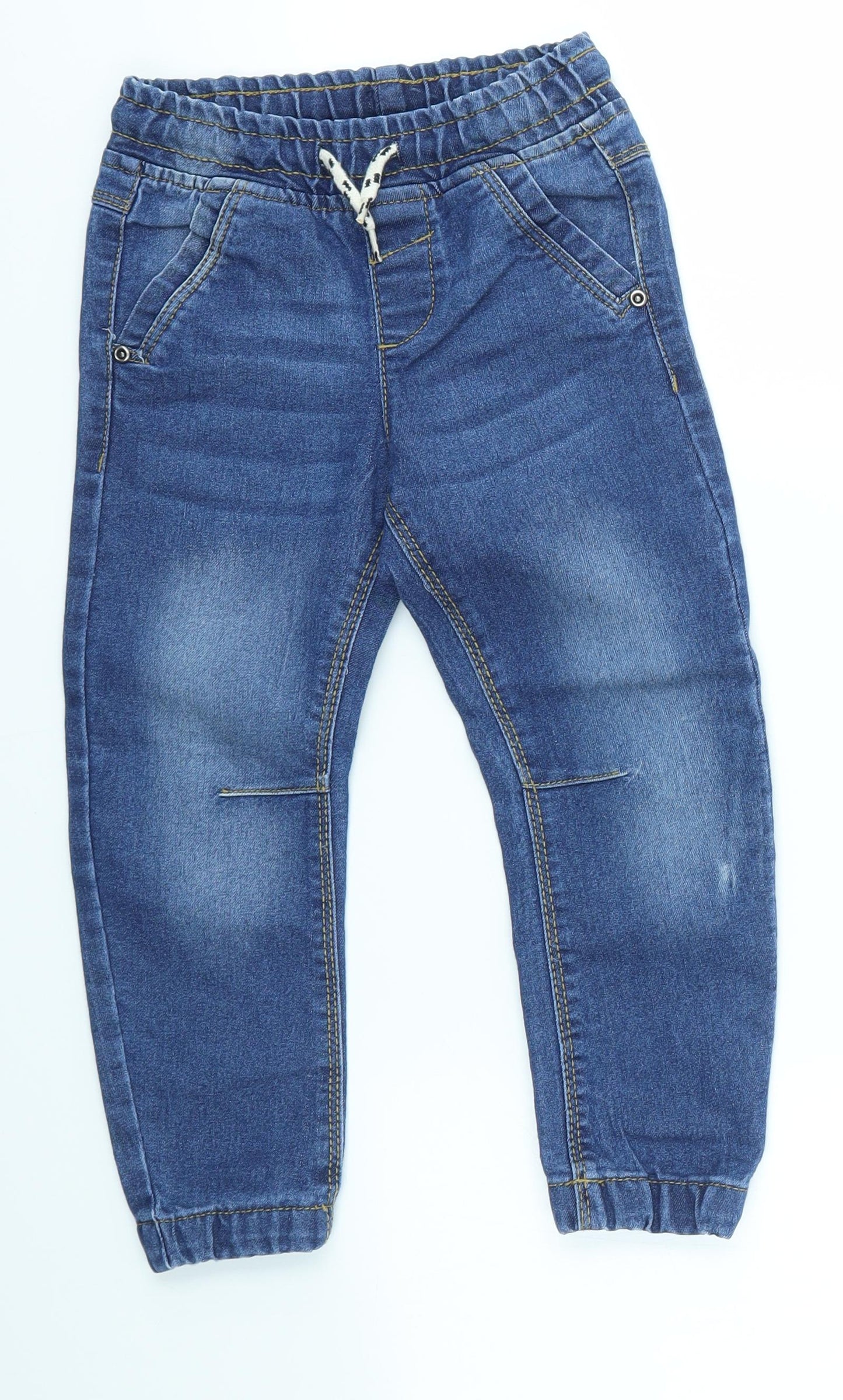 Preworn Boys Blue   Straight Jeans Size 3-4 Years