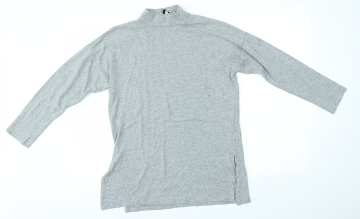 New Look Womens Grey Basic T-Shirt Size 10