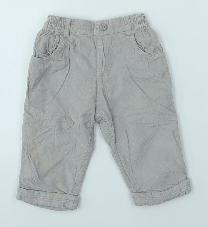 Mini Club Baby Grey   Jogger Trousers Size 6-9 Months