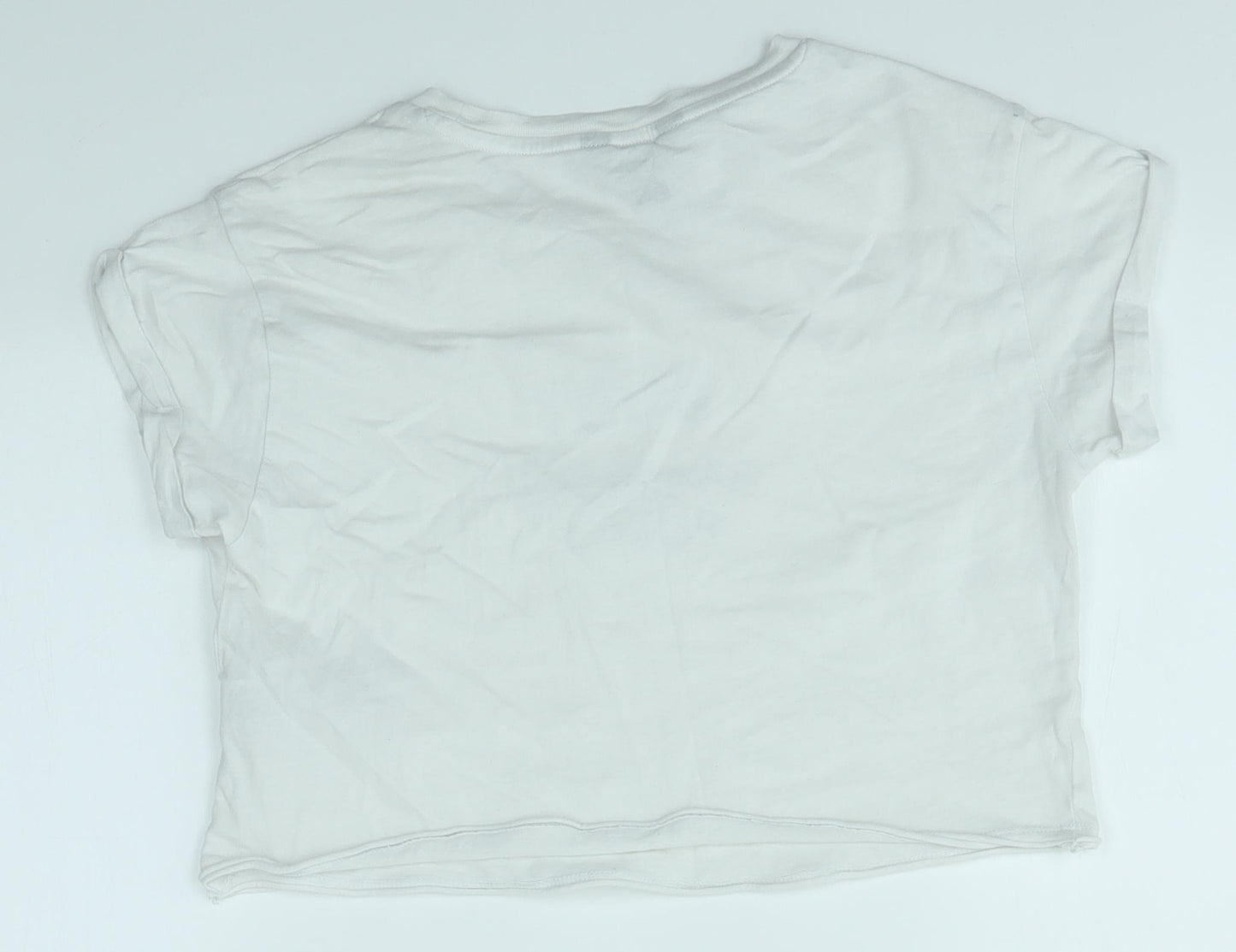 New Look Girls White   Basic T-Shirt Size 10-11 Years