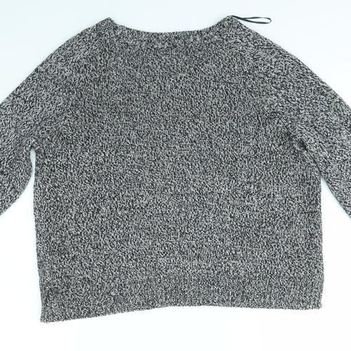 H&M Womens Grey   Pullover Jumper Size M