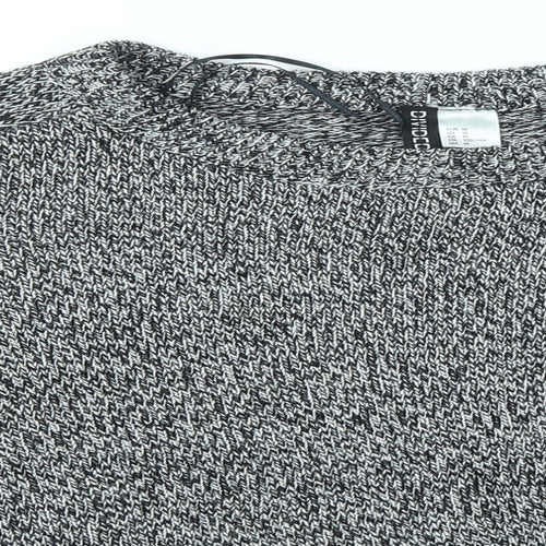 H&M Womens Grey   Pullover Jumper Size M