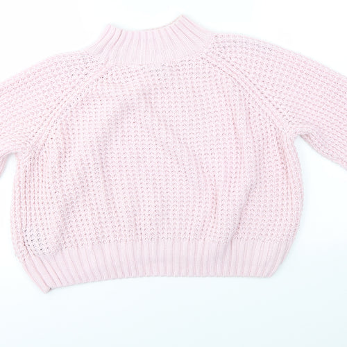H&M Womens Pink   Pullover Jumper Size M