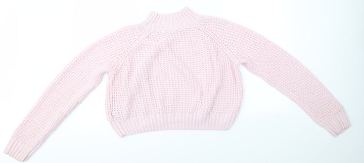H&M Womens Pink   Pullover Jumper Size M
