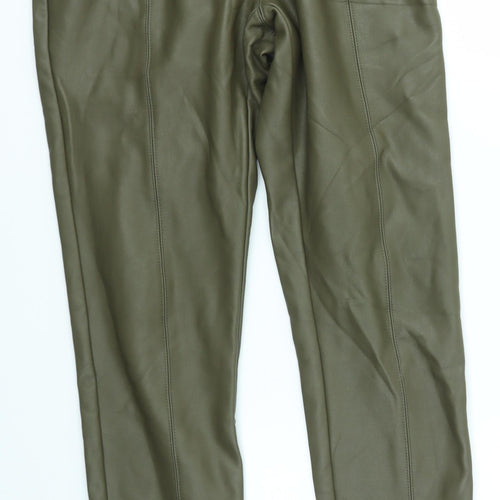 Topshop Womens Green   Trousers  Size 8 L26 in